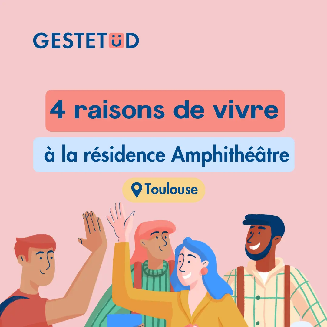 4 raisons de vivre à la résidence étudiante Amphithéâtre