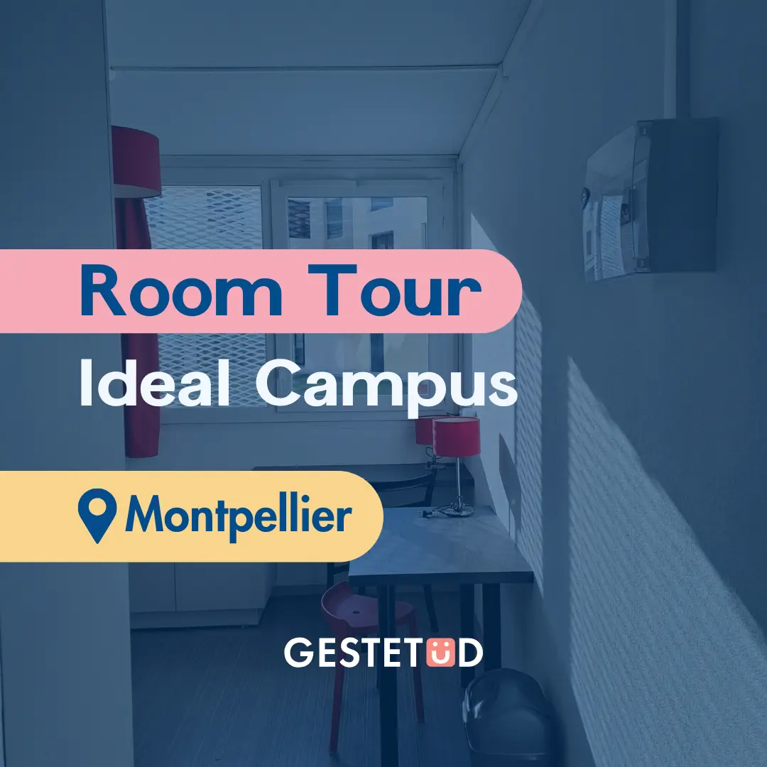 Room tour d'un studio étudiant Ideal Campus à Montpellier
