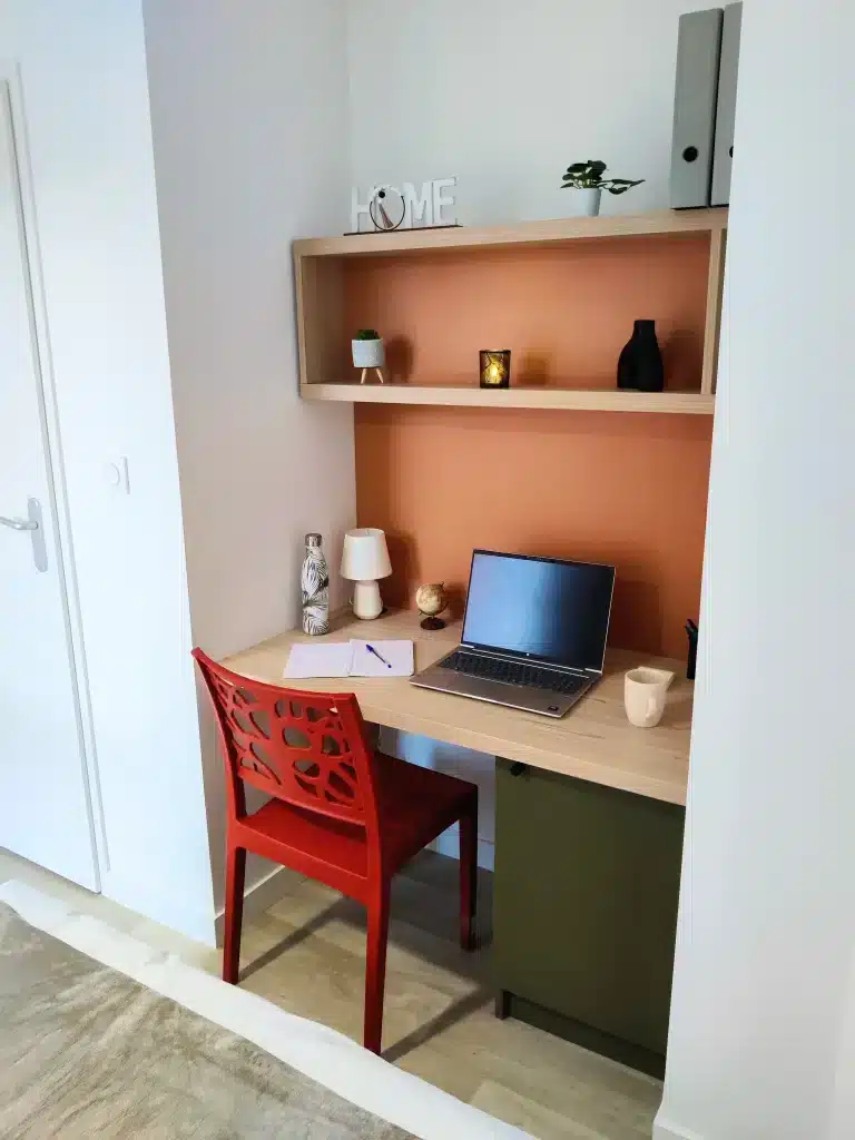Chambre appartement T3 de la résidence étudiante Amphithéâtre à Toulouse