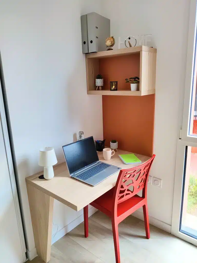 Chambre appartement T3 de la résidence étudiante Amphithéâtre à Toulouse