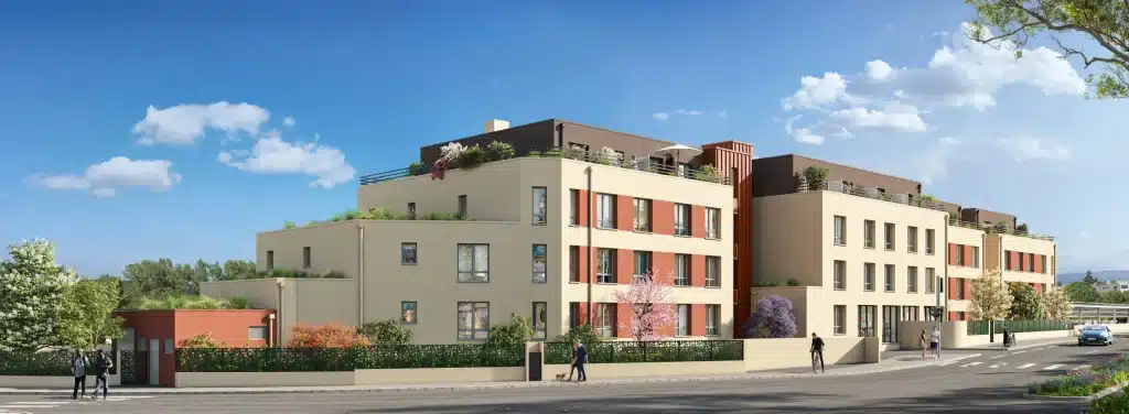 Visuel 3D de la résidence Campus 28 à Clermont-Ferrand