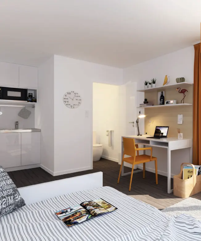 Visuel 3D de la résidence Campus 28 à Clermont-Ferrand