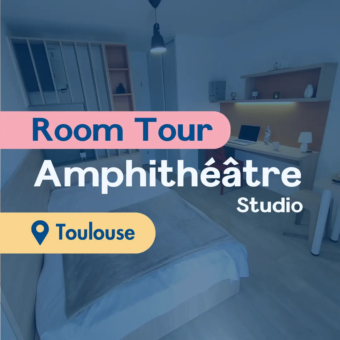 Visite de nos studios à la résidence étudiantes Amphithéâtre à Toulouse