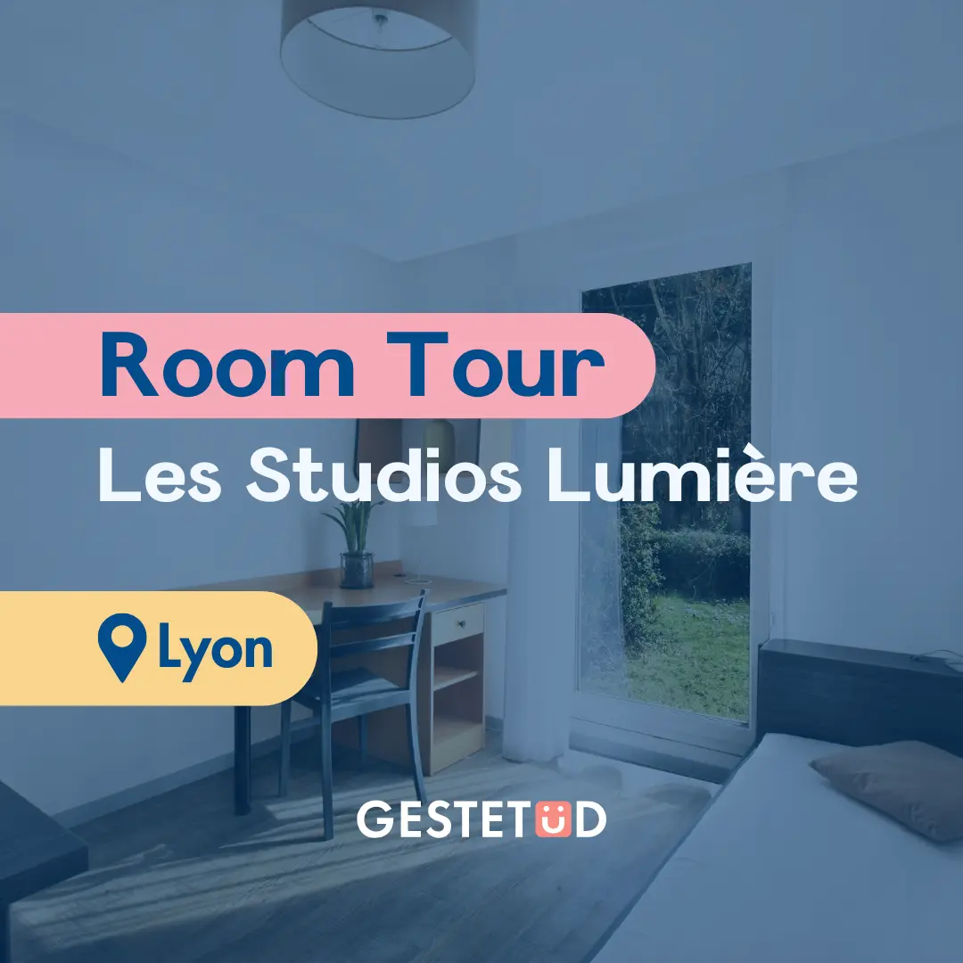 Room tour d'un studio étudiant Les Studios Lumière à Lyon
