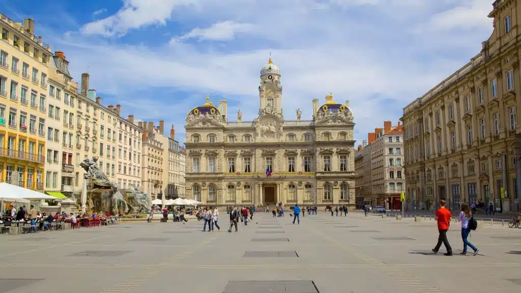 Place des terreaux à Lyon