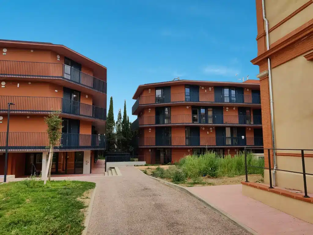 Extérieur de la résidence étudiante Amphithéâtre à Toulouse