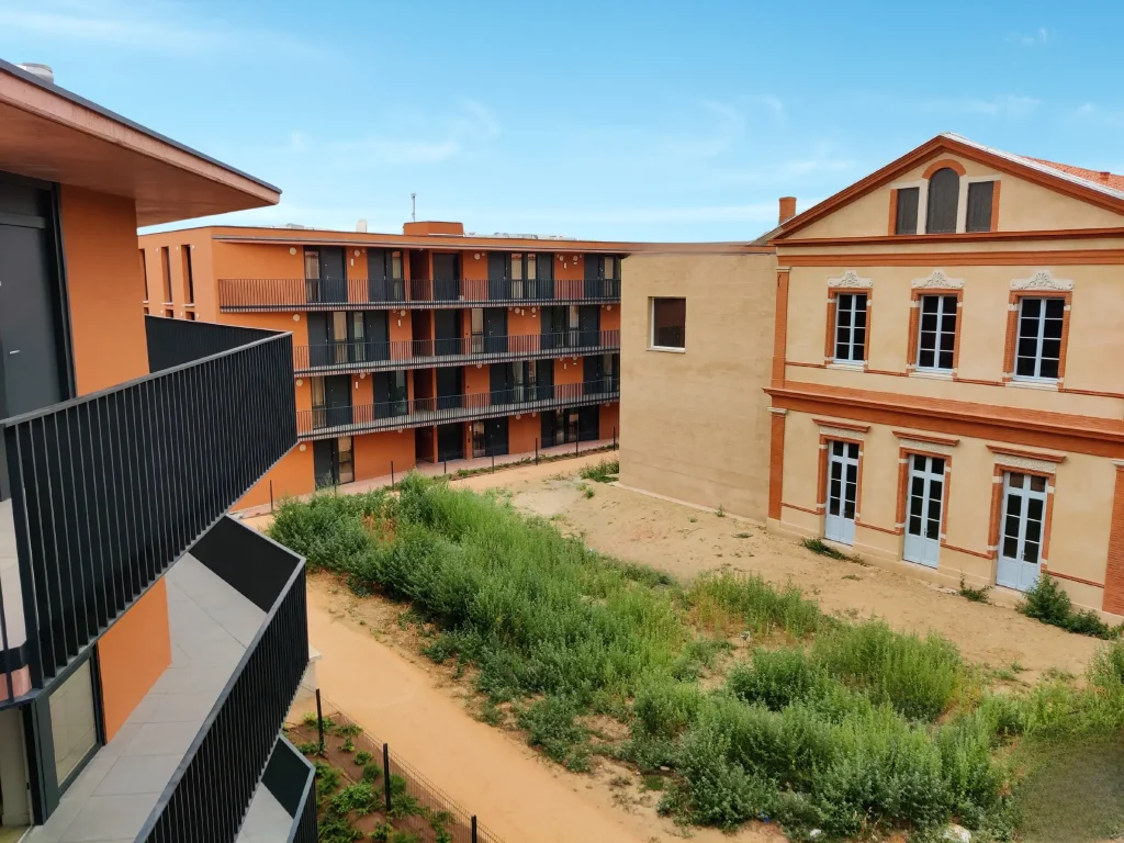 Extérieur de la résidence étudiante Amphithéâtre à Toulouse