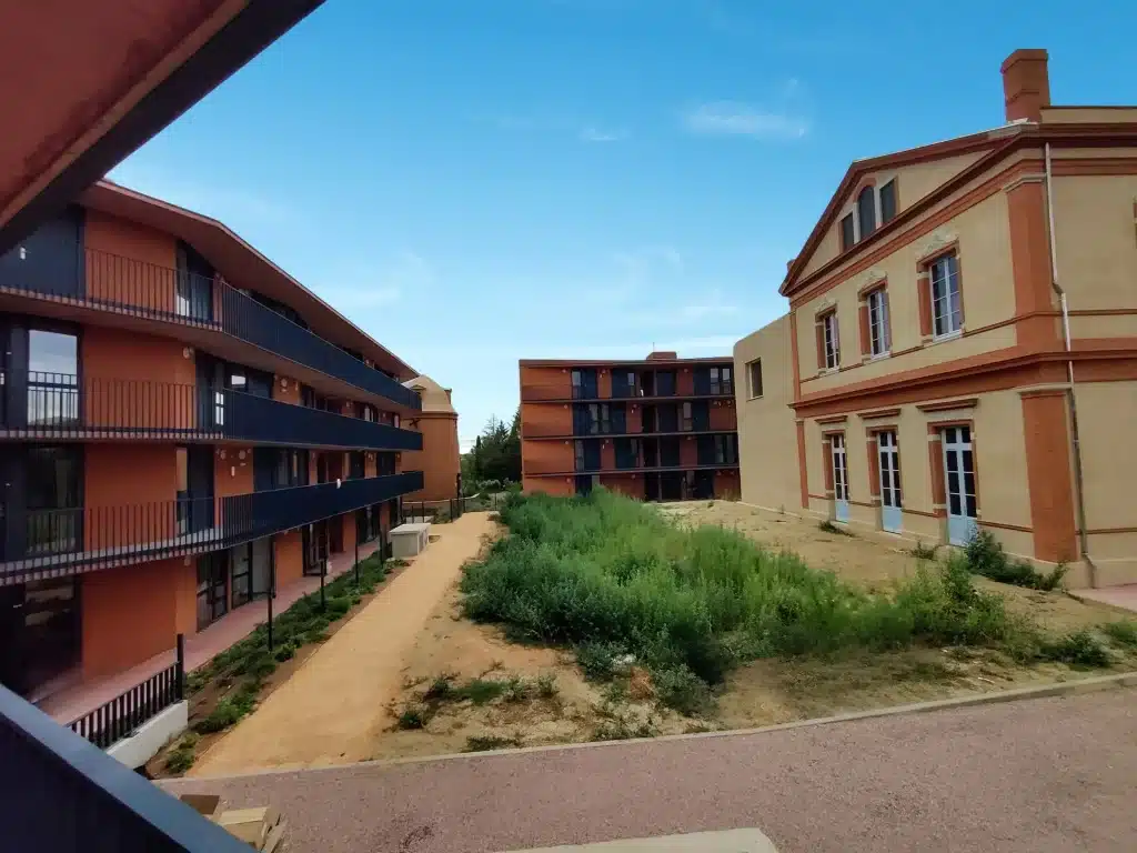 Extérieur de la résidence étudiante Amphithéâtre à Toulouse