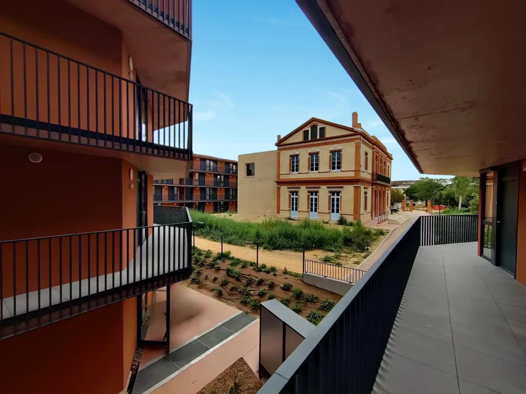 Extérieur de la résidence étudiante Amphithéâtre à Toulouse