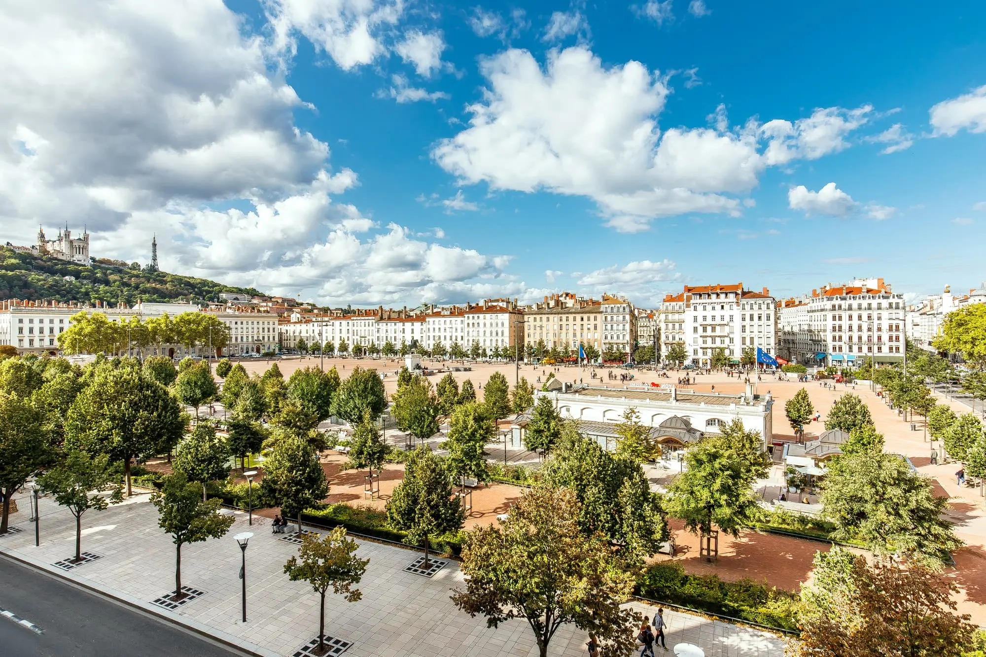Place Bellecour à Lyon