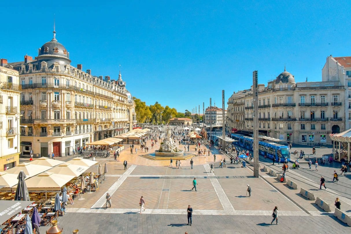 Place de la Comédie à Montpellier