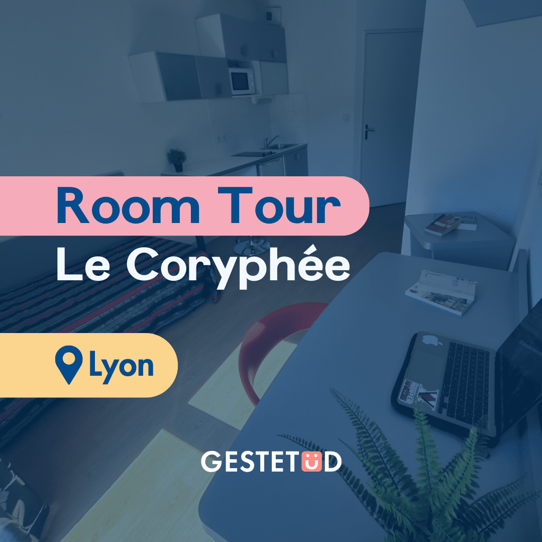 Room tour d'un studio étudiant de la résidence Le Coryphée